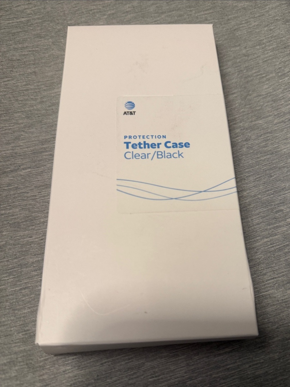 Protection Tether Case — Clear with Black Accents